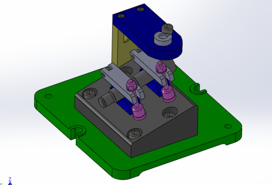 CA6140车床手柄轴加工工艺及钻孔夹具设计【含三维SW】