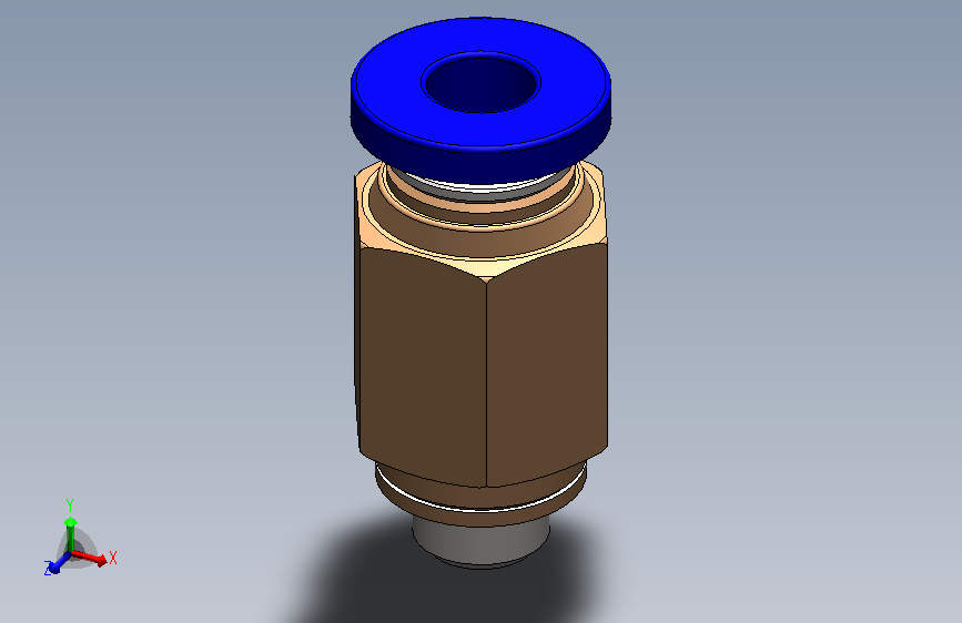 快插直接头 亚德客 PC4M5