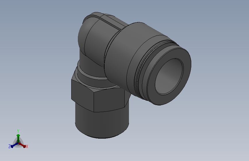 弯头快插 亚德客 PL1203