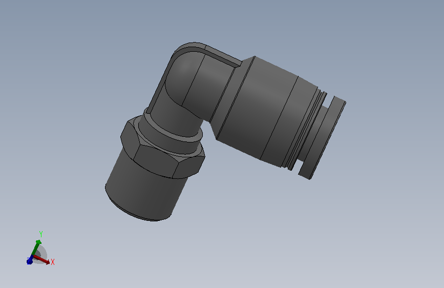 快插弯头 亚德客 PL601