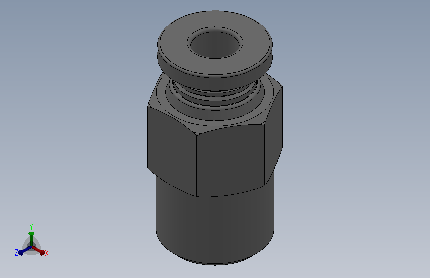快插直接头 亚德客 PC401