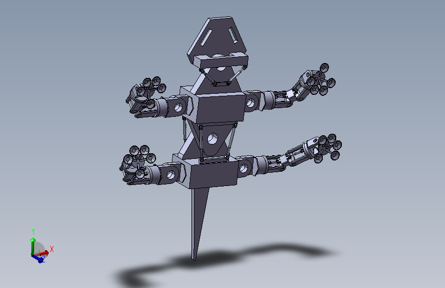 仿壁虎爬壁机器人 1741896==wb40