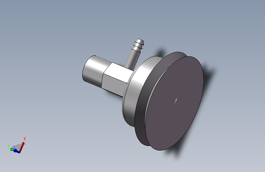 侧向配管型双层真空吸盘[XPBT50-NBR]
