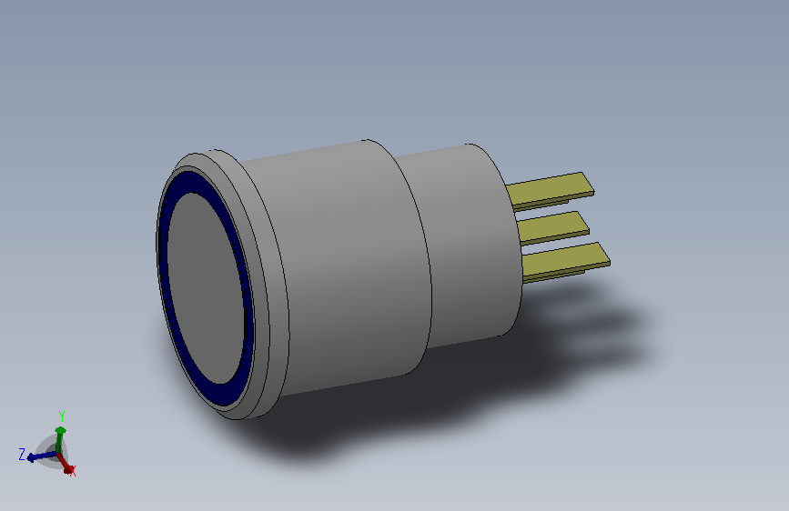金属按钮-带灯-自复位  GQ22-11E