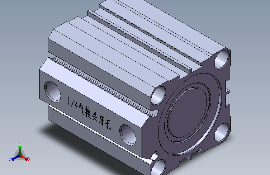 气缸（亚德客）ACQ-50x50-Body