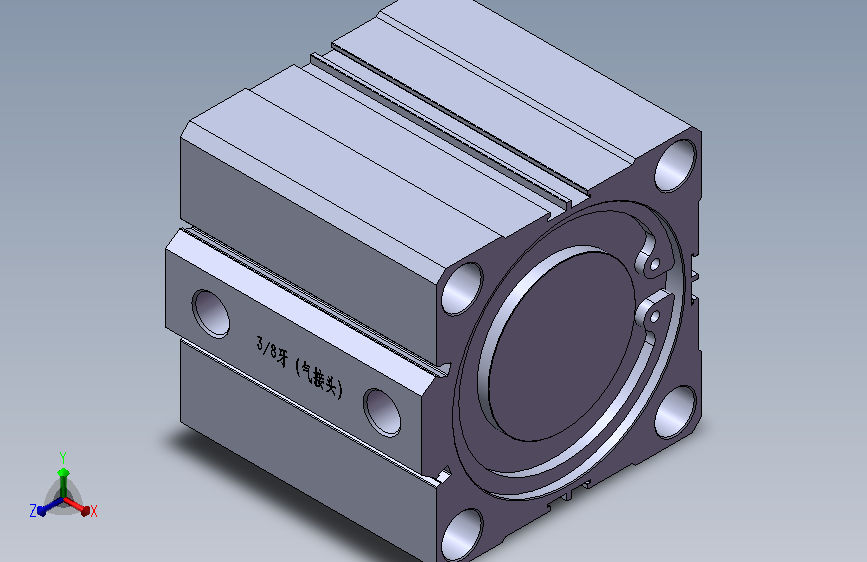 气缸（亚德客）ACQS100x50-Body