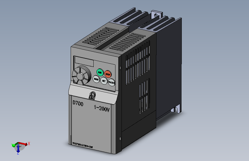 三菱变频器D720S 0.75KW FR-D720S-0.75KW-CHT--489008--20