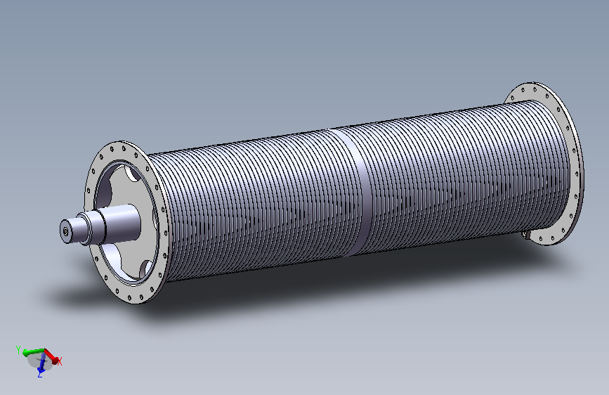 BS22卷筒413_SOLIDWORKS 2012_模型图纸下载 – 懒石网