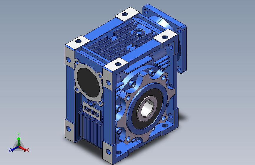 NMRV040-090ST型蜗轮蜗杆减速机[NMRV040╱20╱60╱B8]