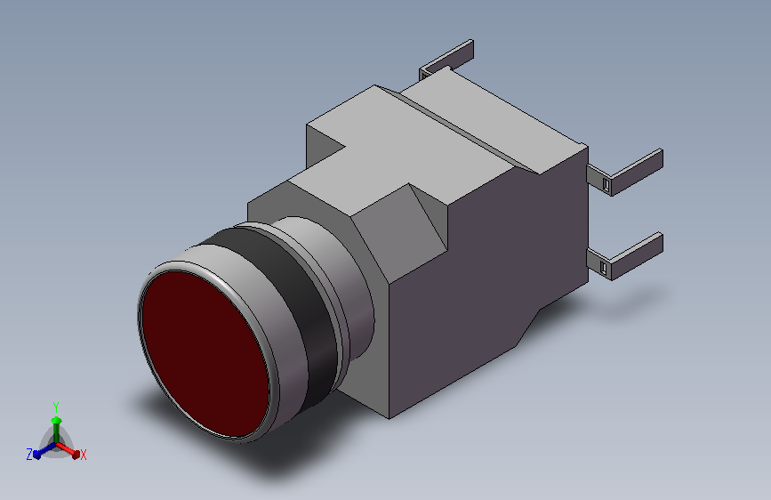 按钮开关（红）22mm