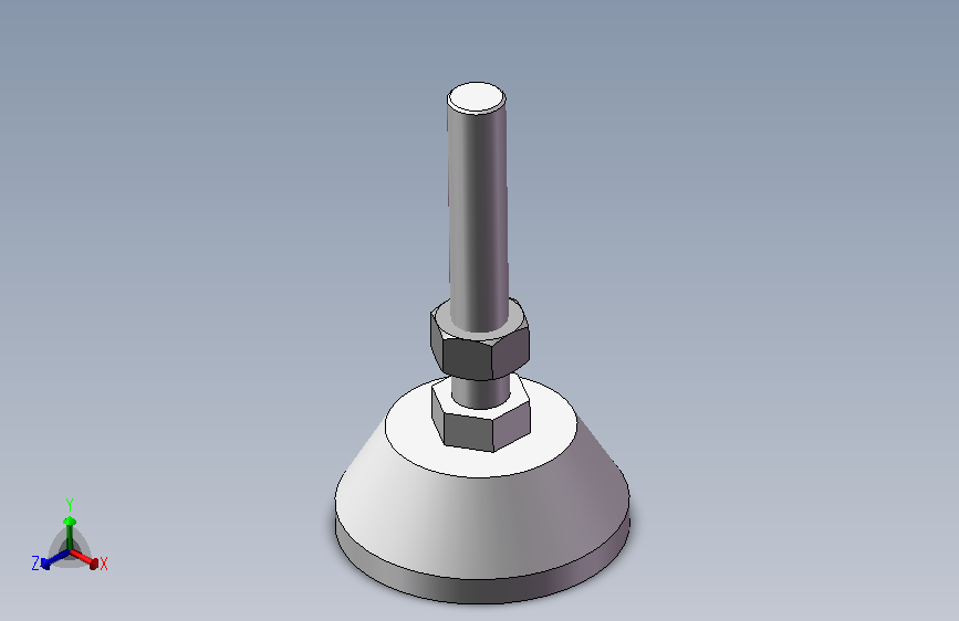 防震地脚 D100-M20-L120