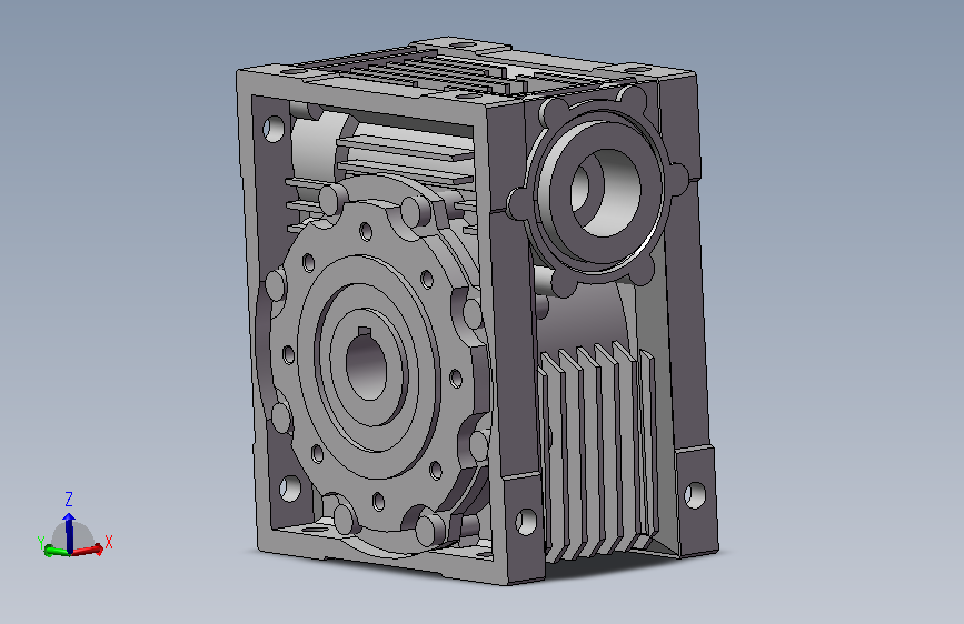 蜗轮蜗杆减速器箱体