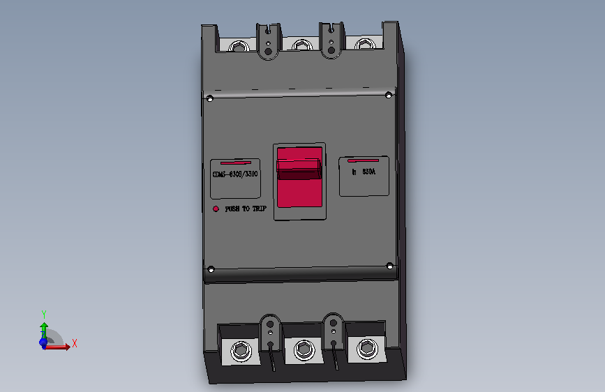 德力西塑壳开关630A