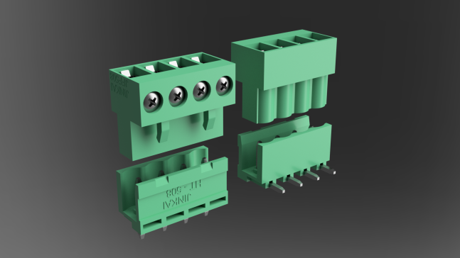 A0005755-JFF 金凯 508 连接器套装，参数化。HT-508，HT-508R，JFF508