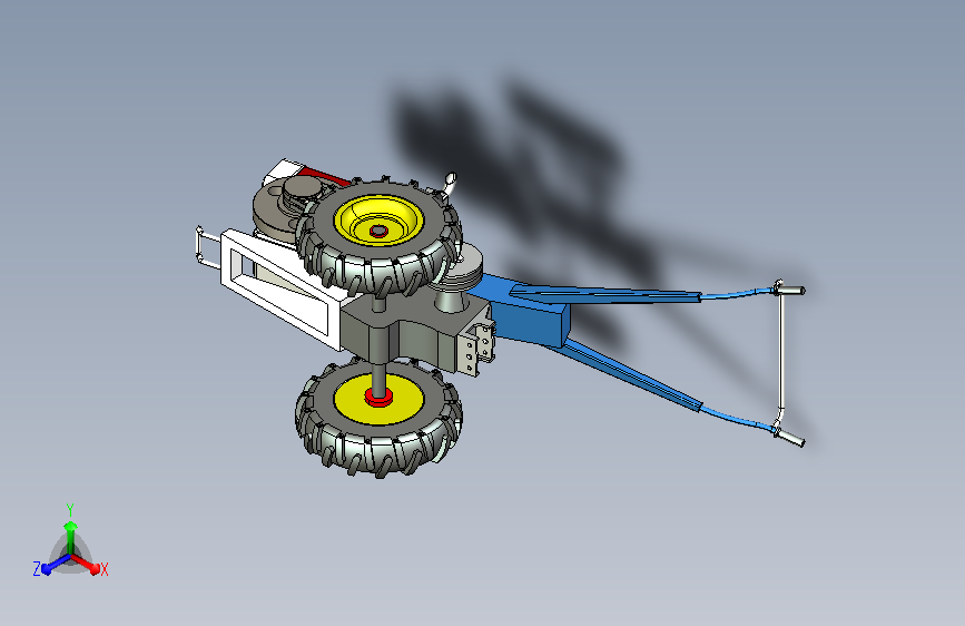 果园开沟施肥机设计【三维PROE+CAD图纸+说明书】