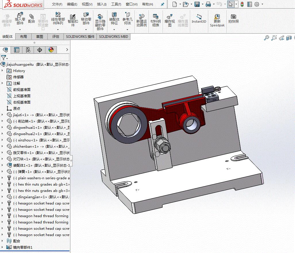 CA6140机床拨叉(831002)工艺及铣16槽 夹具设计【三维SolidWorks】