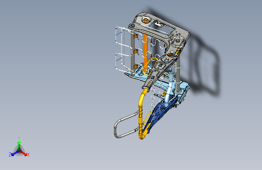 汽车座椅骨架MF1810261