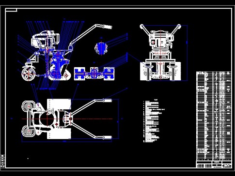 山地履带割草机的设计-手推式【CAD图纸+说明书】