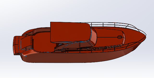 游船，游艇模型7