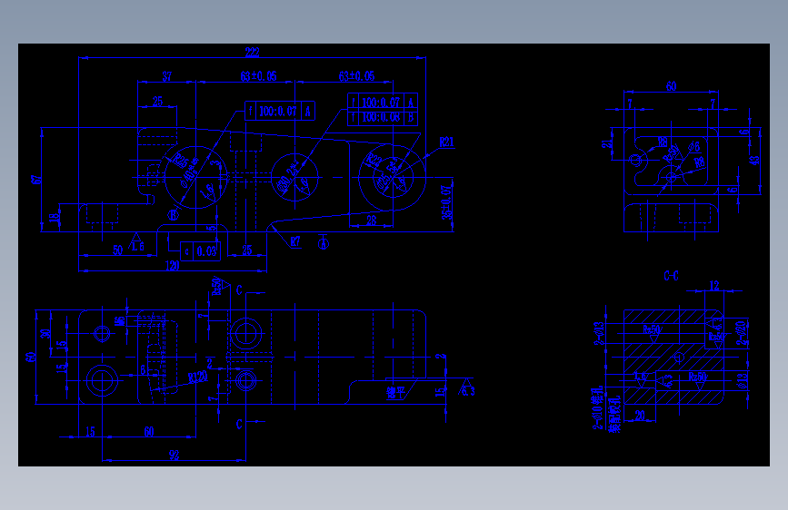 CA6140车床后托架的加工工艺与钻床夹具设计