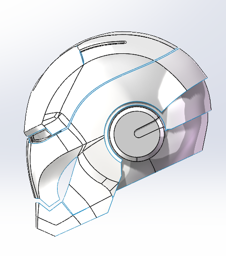 钢铁侠头盔模型