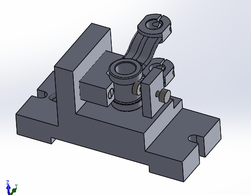 后钢板弹簧吊耳铣φ37孔两侧夹具设计【含三维SW】