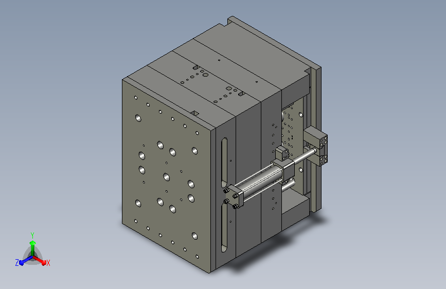 柜子主体模具设计