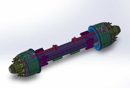 半挂车桥仿真分析+分析计算+报告
