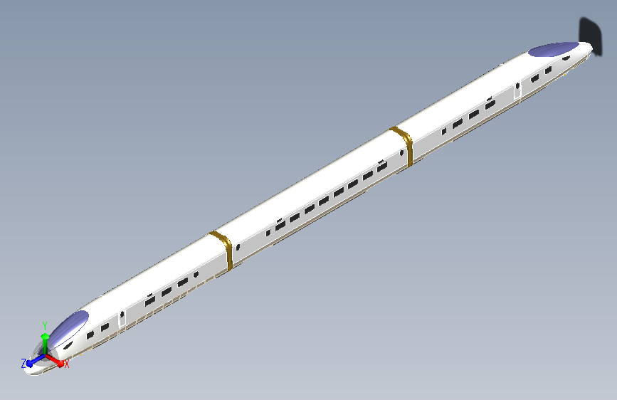 复兴号CR400BF三维