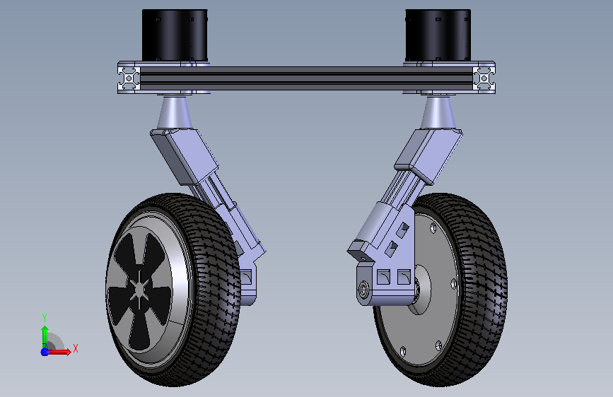 四轮平衡车底盘