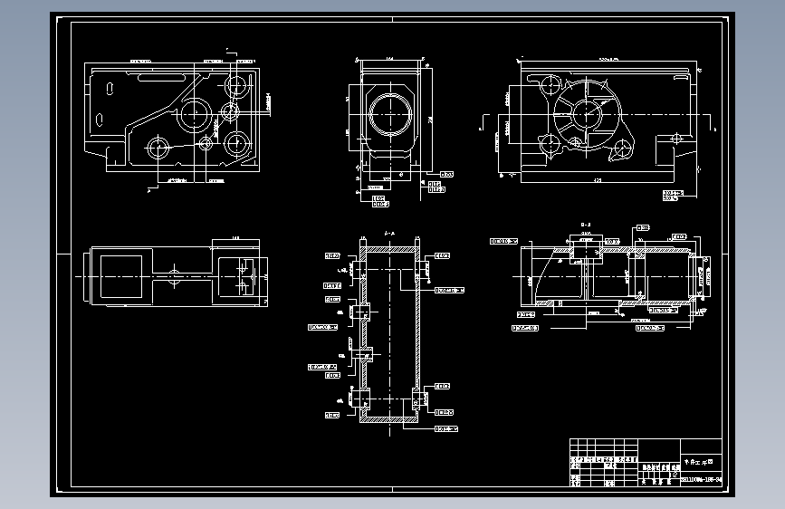 S195柴油机机体三面精镗组合机床（含夹具）