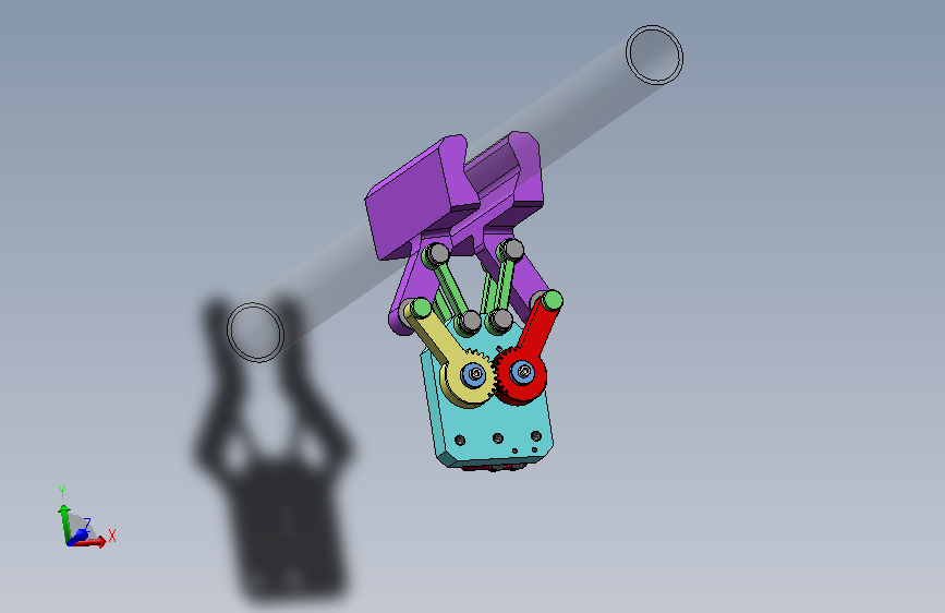 齿轮连杆夹爪--1656514-30