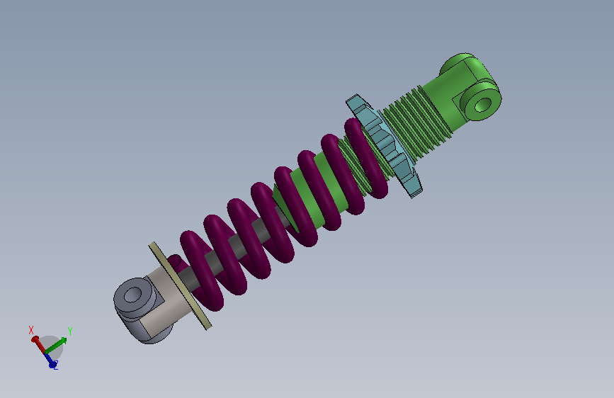 3D设计的减震器模型_iRPRQJ