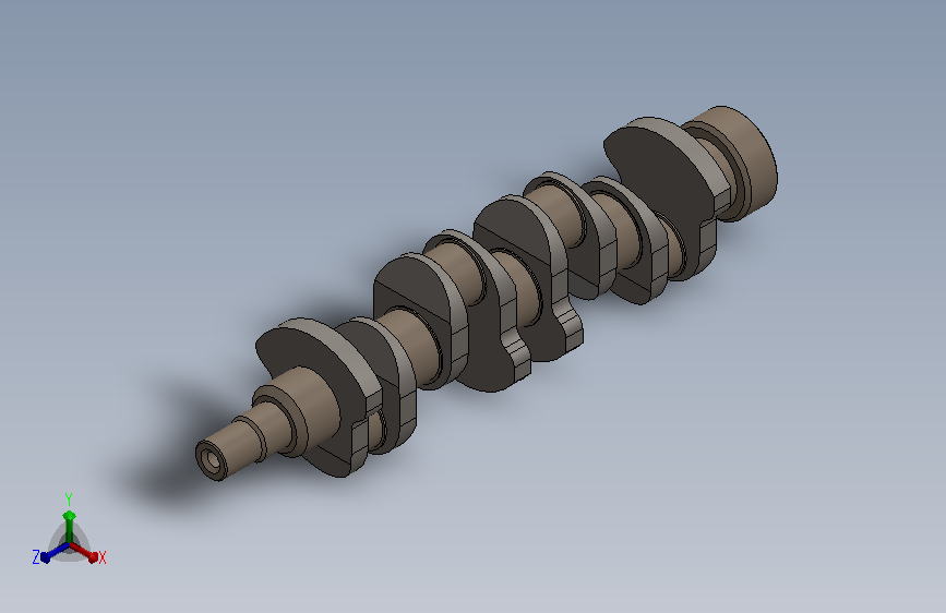 4缸发动机曲轴_025648