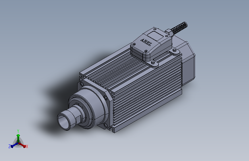 Arel 主轴电机 ARFM 4K L ER 40 系列_mZhrlY_SOLIDWORKS 2025_模型图纸下载 – 懒石网