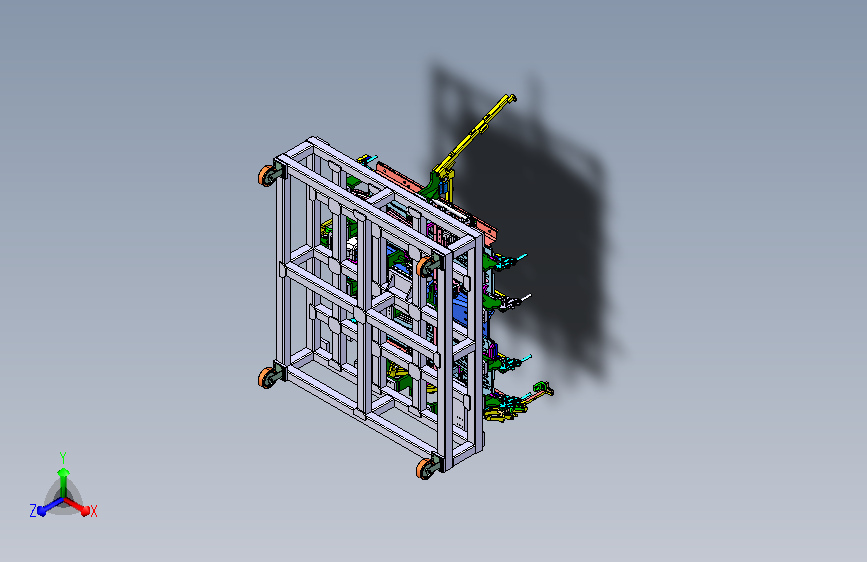 前地板总成螺柱焊