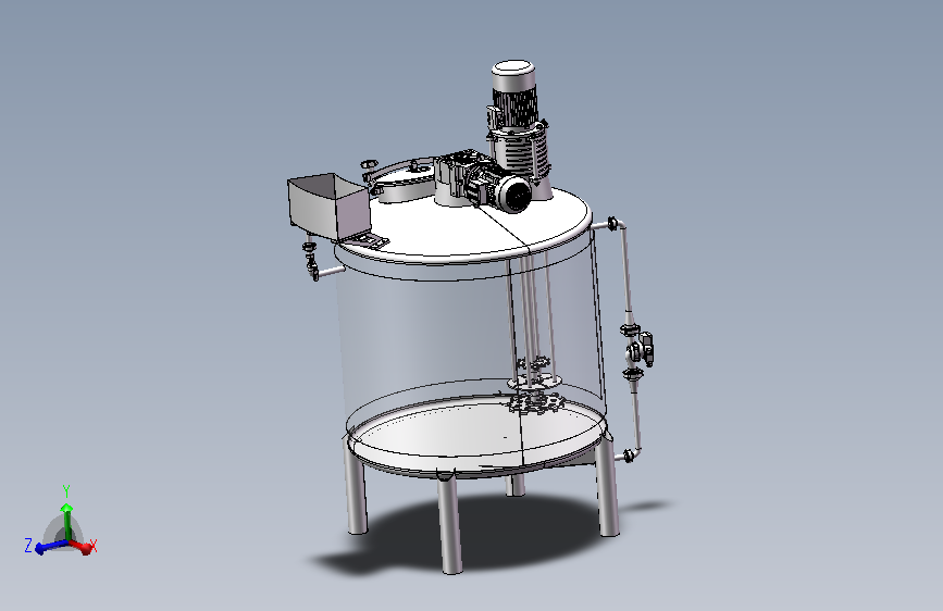 双搅拌夹套加热不锈钢罐--1810395-160