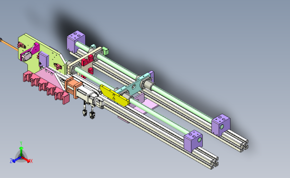 2气缸3工位同导轨模组
