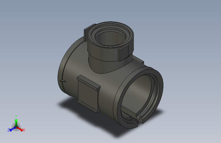 A0005841-T形配件，(外径) 21-16-21，T型开口，PA66尼龙用于分裂导体AD21.2和AD15.8