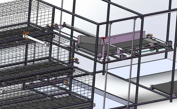 鸡蛋巡检收集清理装箱装置