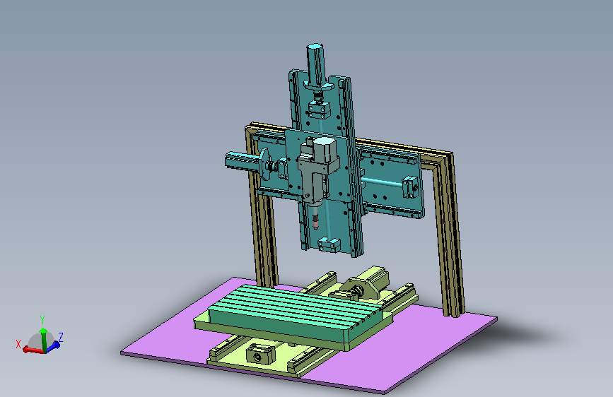三轴线切割机床