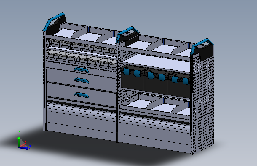 货车货架存储系统 服务车辆模块化货架