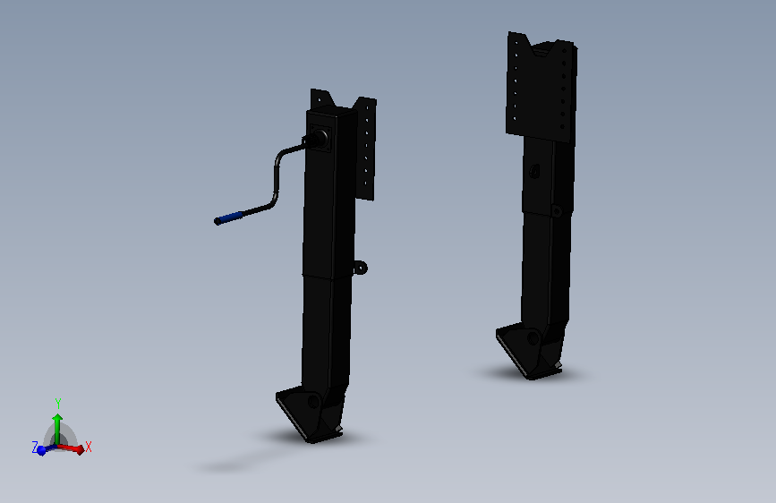 用于卡车拖车的重型起落架 可靠耐用的支撑