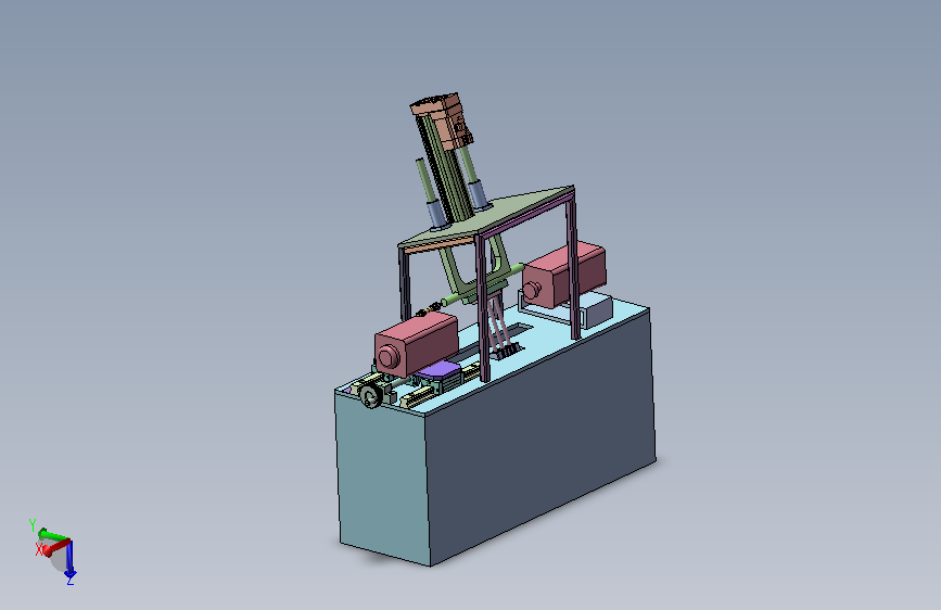 手摇式圆棒定位钻孔切断装置
