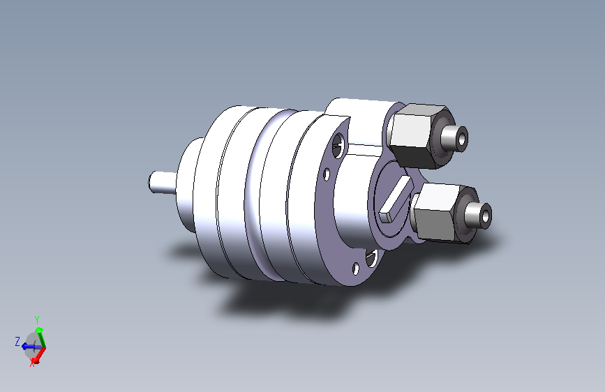 灰尘粒子计数器的微型叶片泵