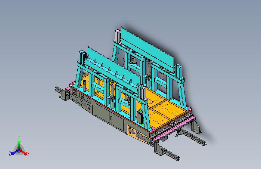 顶升输送RGV小车