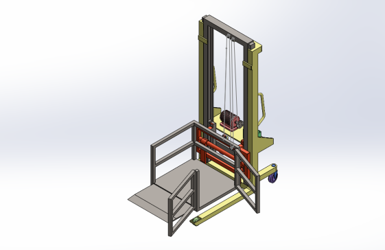 液压双腔动力升降机