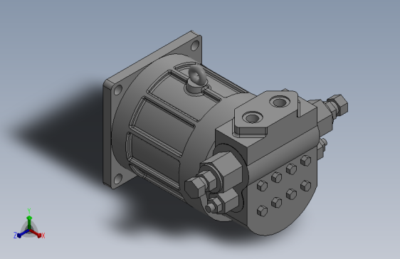 液压马达三维图纸=325155=40