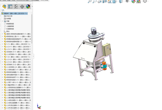 无尘投料站sw模型设计 solidworks可编辑 1037965