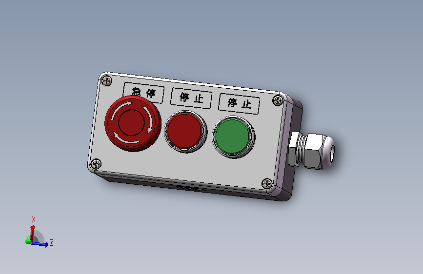 1018815-启停按钮盒SW